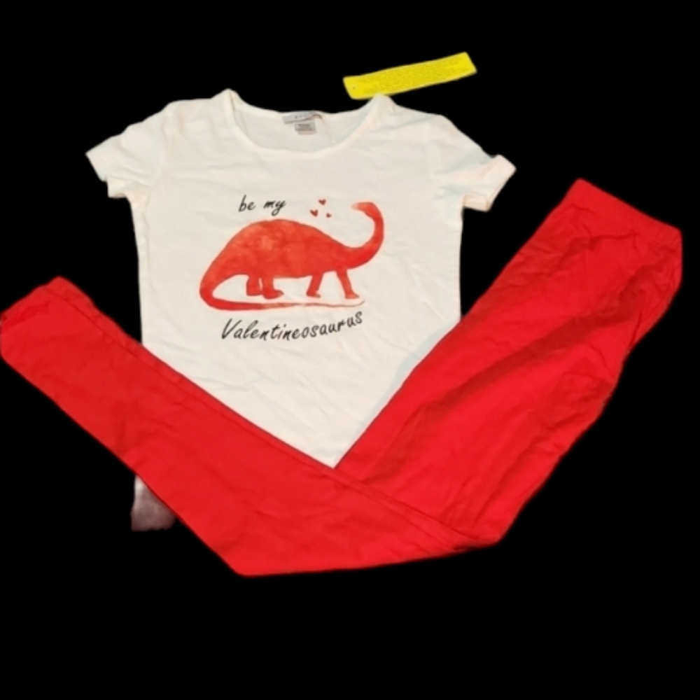 New unisex Avon Dinosaur Valentines pajamas